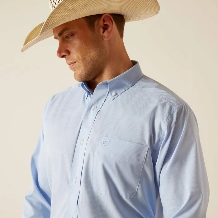 360 AirFlow Classic Fit Shirt Light Blue Men Ariat Button Down Shirts 360 AirFlow Classic Fit Shirt Light Blue Men Ariat Button Down Shirts