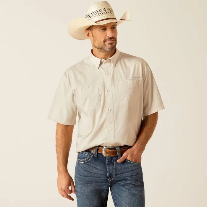 360 AirFlow Classic Fit Shirt Silver Lining Men Ariat Button Down Shirts