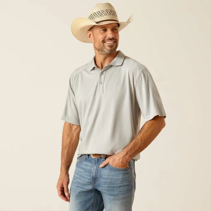 AC Polo Silver Lining Men Ariat TShirts and Polos