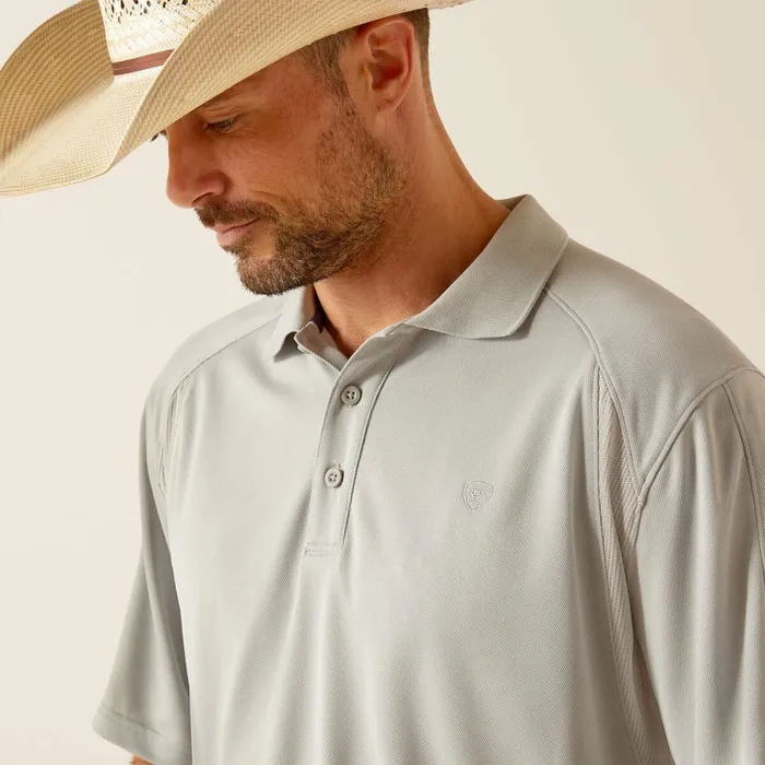 AC Polo Silver Lining Men Ariat TShirts and Polos AC Polo Silver Lining Men Ariat TShirts and Polos