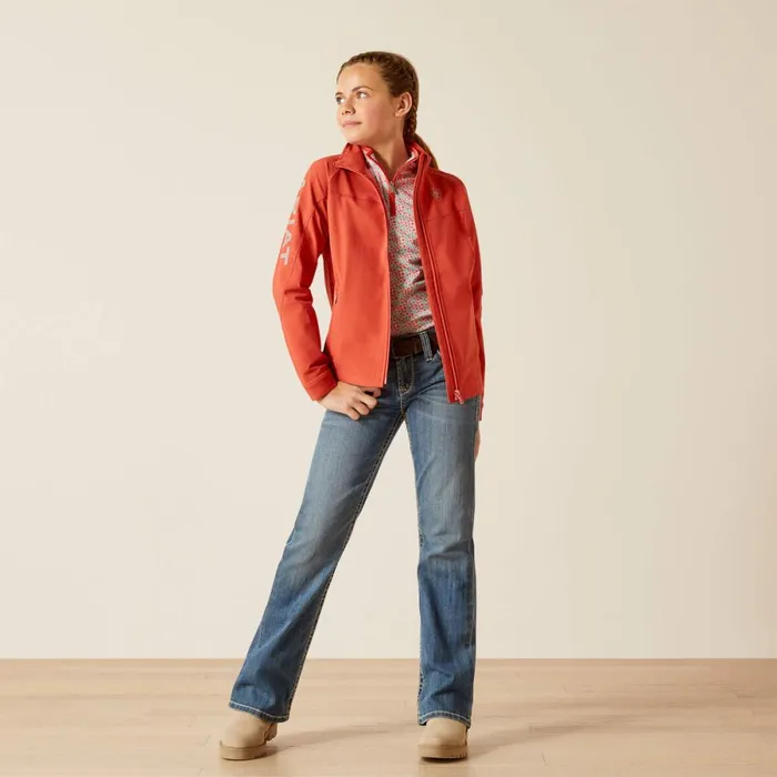 Agile Softshell Waterproof Jacket Baked Apple Kids Ariat Jackets and Vests Agile Softshell Waterproof Jacket Baked Apple Kids Ariat Jackets and Vests