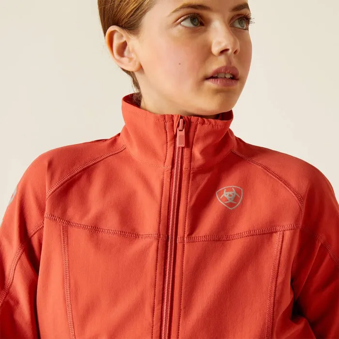 Agile Softshell Waterproof Jacket Baked Apple Kids Ariat Jackets and Vests Agile Softshell Waterproof Jacket Baked Apple Kids Ariat Jackets and Vests