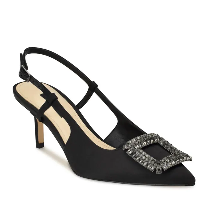 Aimey Pointy Toe Slingbacks Black Women Nine West Slingbacks Aimey Pointy Toe Slingbacks Black Women Nine West Slingbacks
