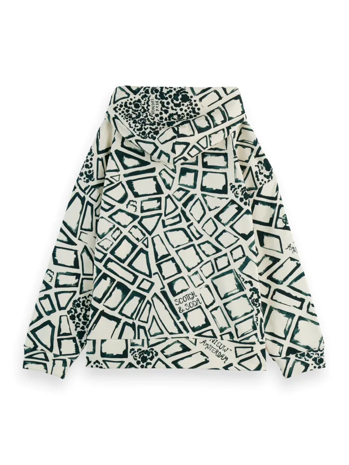 All Over Printed Hoodie Nieuw Amsterdam City Soft Ice Women Scotch and Soda Sweatshirts and Hoodies All Over Printed Hoodie Nieuw Amsterdam City Soft Ice Women Scotch and Soda Sweatshirts and Hoodies