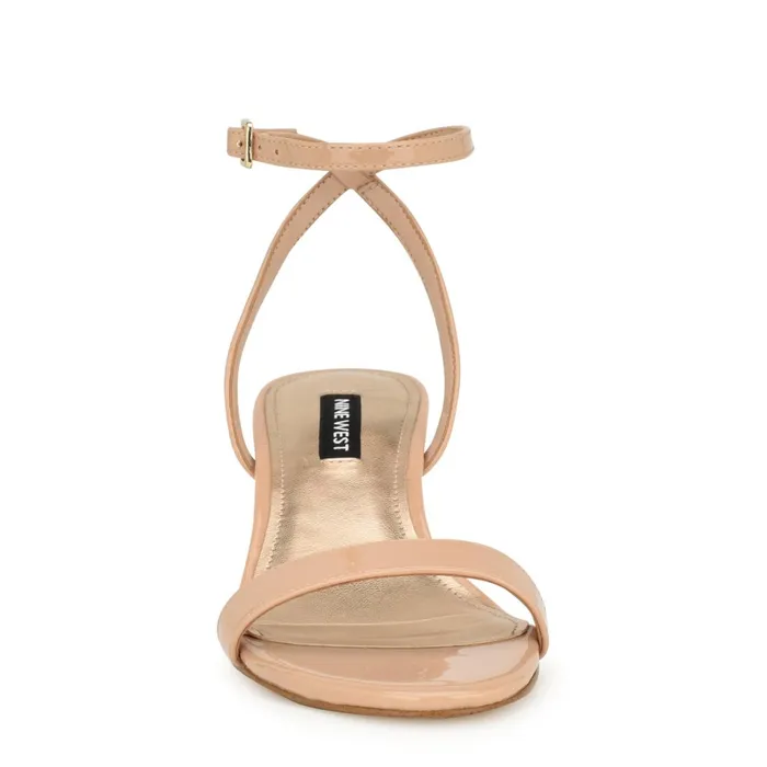 Allora Ankle Strap Block Heeled Sandals Light Natural Women Nine West Heeled Allora Ankle Strap Block Heeled Sandals Light Natural Women Nine West Heeled