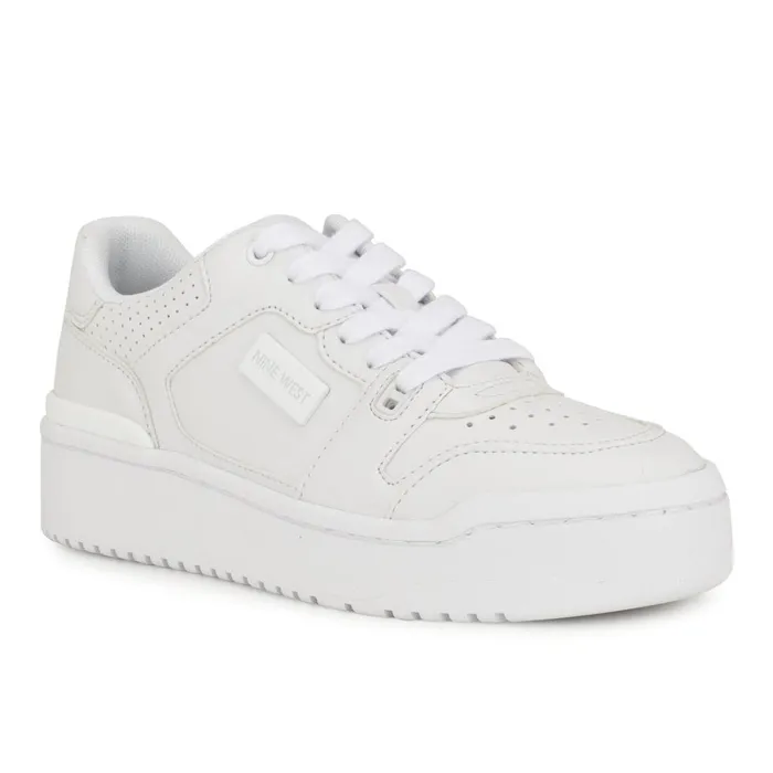 Alope Laceup Sneakers White Women Nine West Sneakers Alope Laceup Sneakers White Women Nine West Sneakers