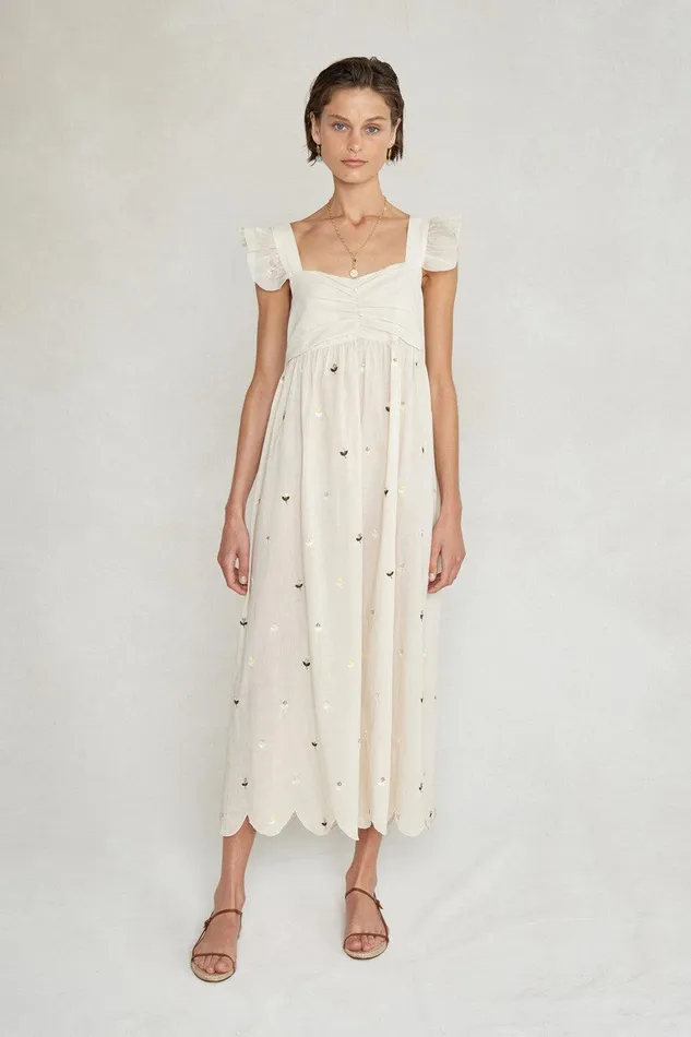 Amelia Dress Antique White Women Chan Luu Dresses