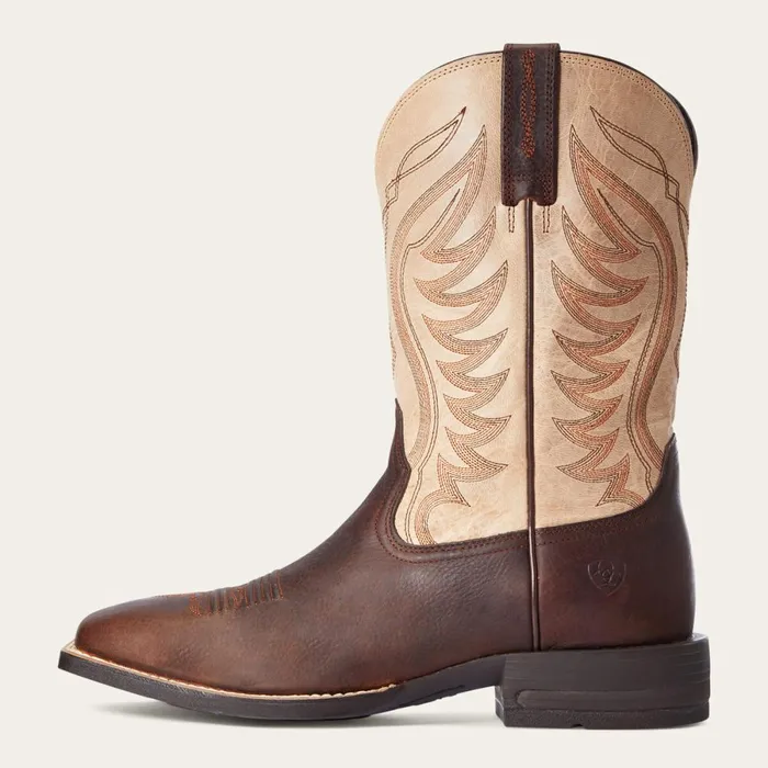 Amos Cowboy Boot Barley Brown Men Ariat Western Boots Amos Cowboy Boot Barley Brown Men Ariat Western Boots