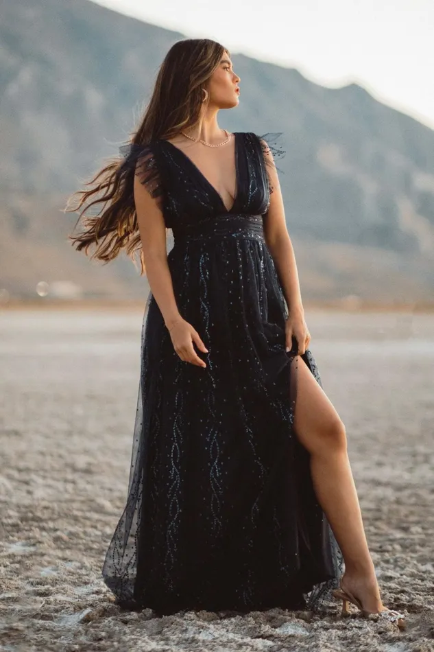 Annika Sequin Mesh Maxi Dress Navy Women Baltic Born Embellished Sequin Annika Sequin Mesh Maxi Dress Navy Women Baltic Born Embellished Sequin