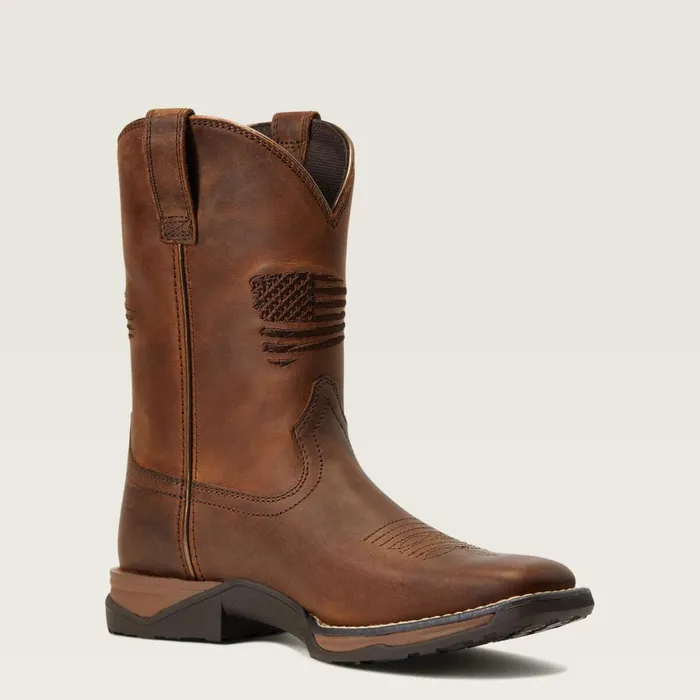 Anthem Patriot Western Boot Distressed Brown Kids Ariat Big Kids039 Footwear Anthem Patriot Western Boot Distressed Brown Kids Ariat Big Kids039 Footwear