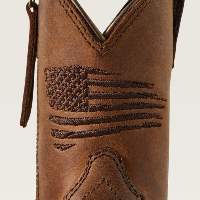 Anthem Patriot Western Boot Distressed Brown Kids Ariat Big Kids039 Footwear Anthem Patriot Western Boot Distressed Brown Kids Ariat Big Kids039 Footwear