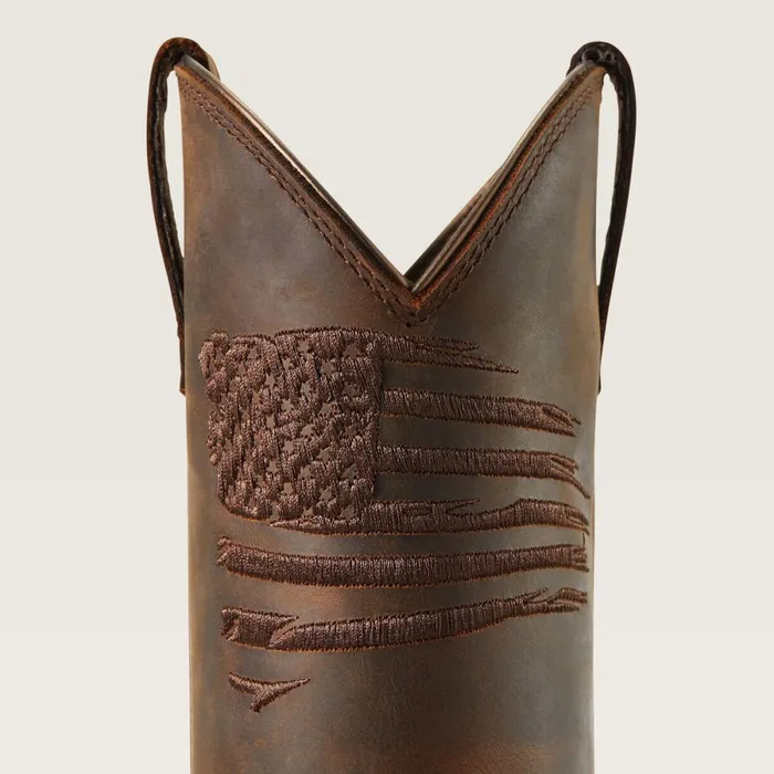 Anthem Patriot Western Boot Distressed Brown Women Ariat Western Boots Anthem Patriot Western Boot Distressed Brown Women Ariat Western Boots