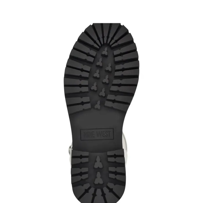 Anybel Fisherman Sandals Silver Women Nine West Flats Anybel Fisherman Sandals Silver Women Nine West Flats