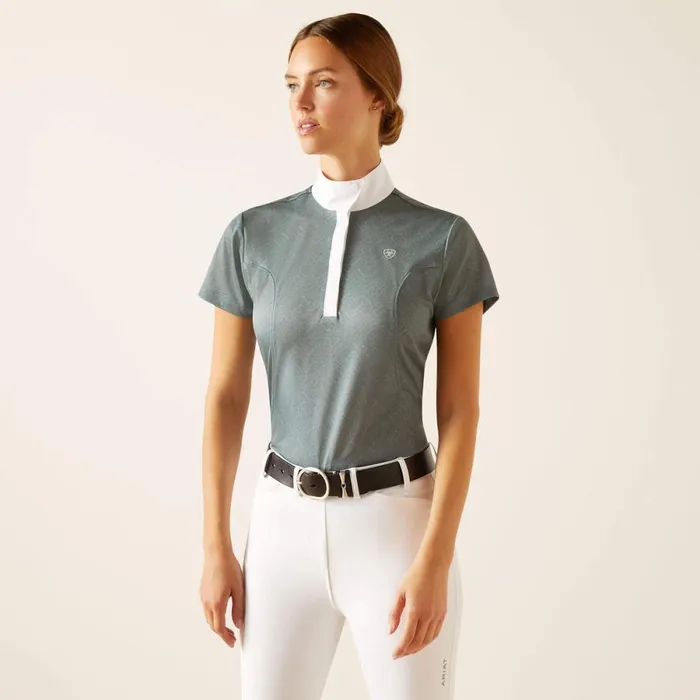 Aptos Show Shirt North Atlantic Bit Emboss Women Ariat English Riding