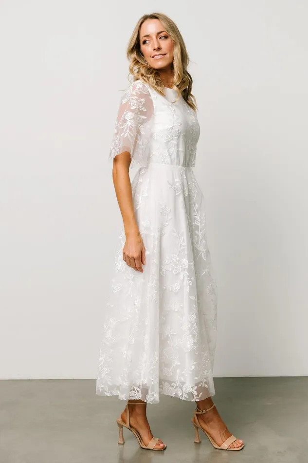 Arabella Embroidered Tulle Maxi Dress White Women Baltic Born Tulle Styles Arabella Embroidered Tulle Maxi Dress White Women Baltic Born Tulle Styles