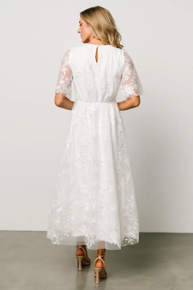 Arabella Embroidered Tulle Maxi Dress White Women Baltic Born Tulle Styles Arabella Embroidered Tulle Maxi Dress White Women Baltic Born Tulle Styles
