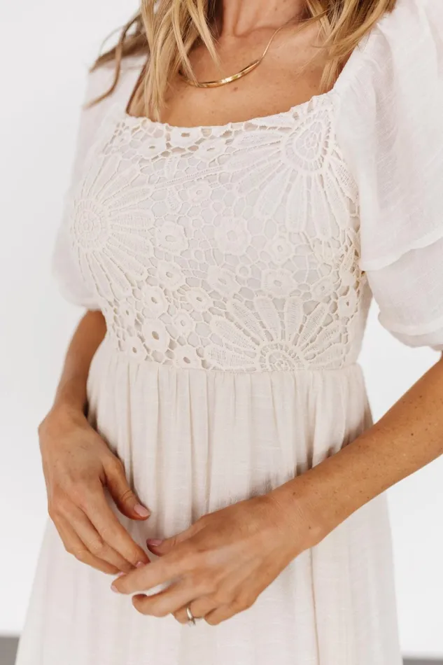 Archer Boho Dress Beige Women Baltic Born Midi Dresses Archer Boho Dress Beige Women Baltic Born Midi Dresses