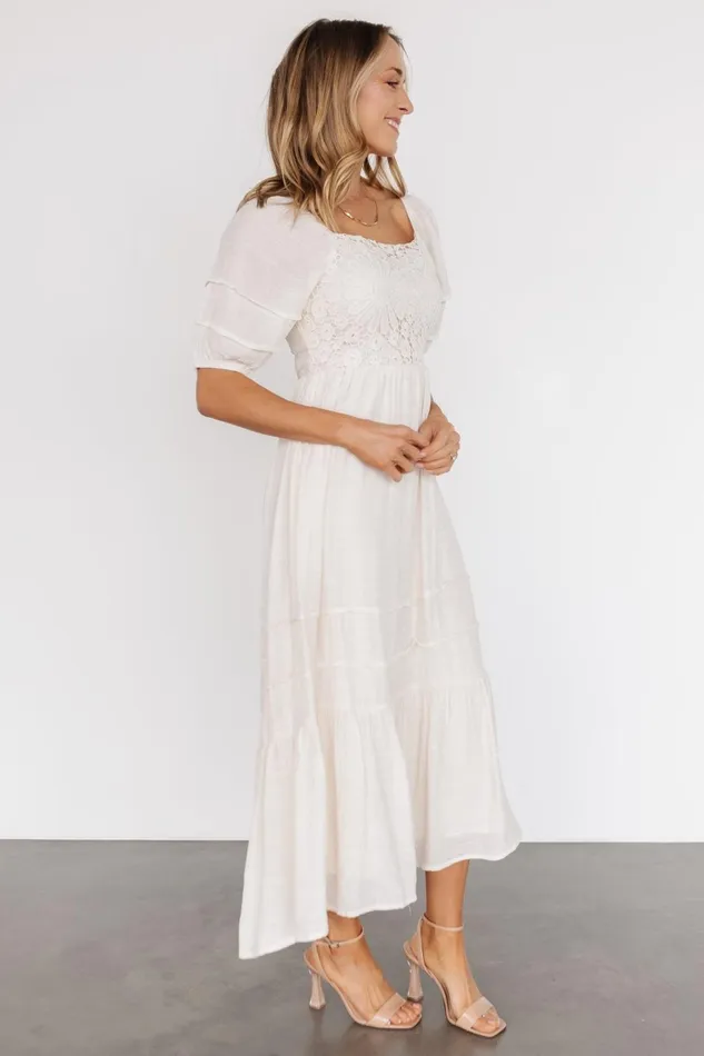 Archer Boho Dress Beige Women Baltic Born Midi Dresses Archer Boho Dress Beige Women Baltic Born Midi Dresses