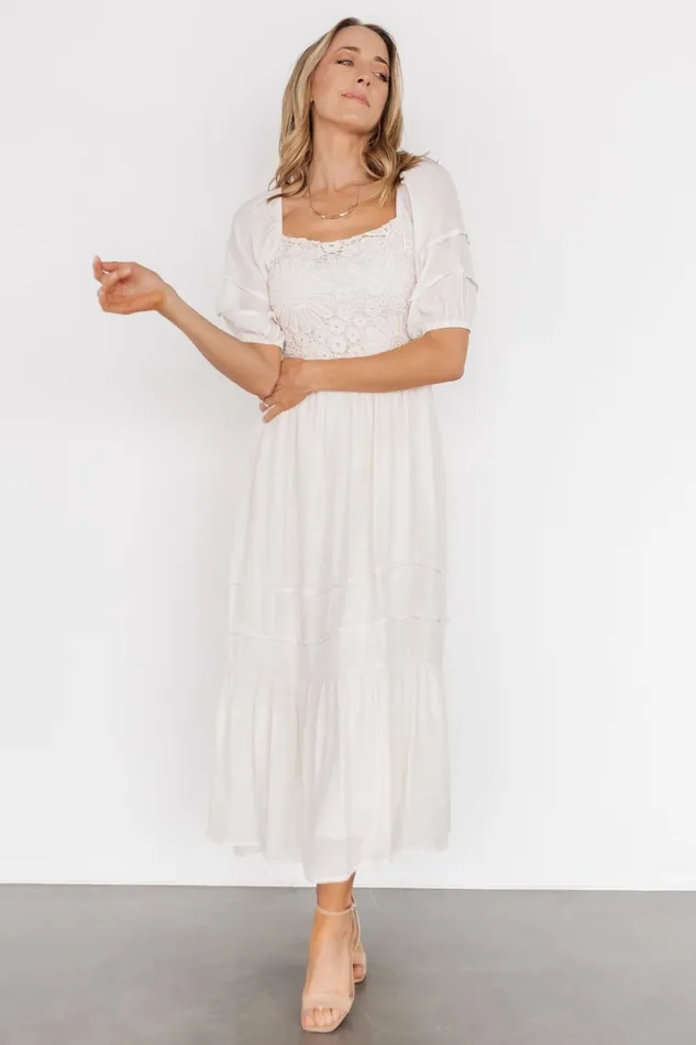 Archer Boho Dress Beige Women Baltic Born Midi Dresses Archer Boho Dress Beige Women Baltic Born Midi Dresses