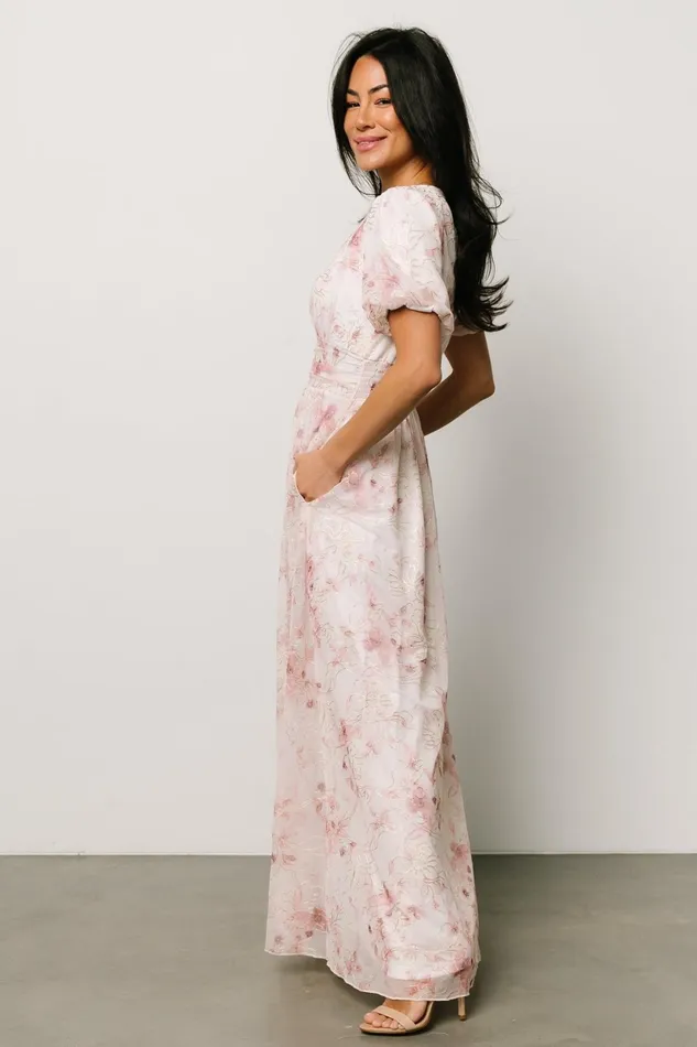 Ardley Maxi Dress Mauve Floral Women Baltic Born Maxi Dresses Ardley Maxi Dress Mauve Floral Women Baltic Born Maxi Dresses