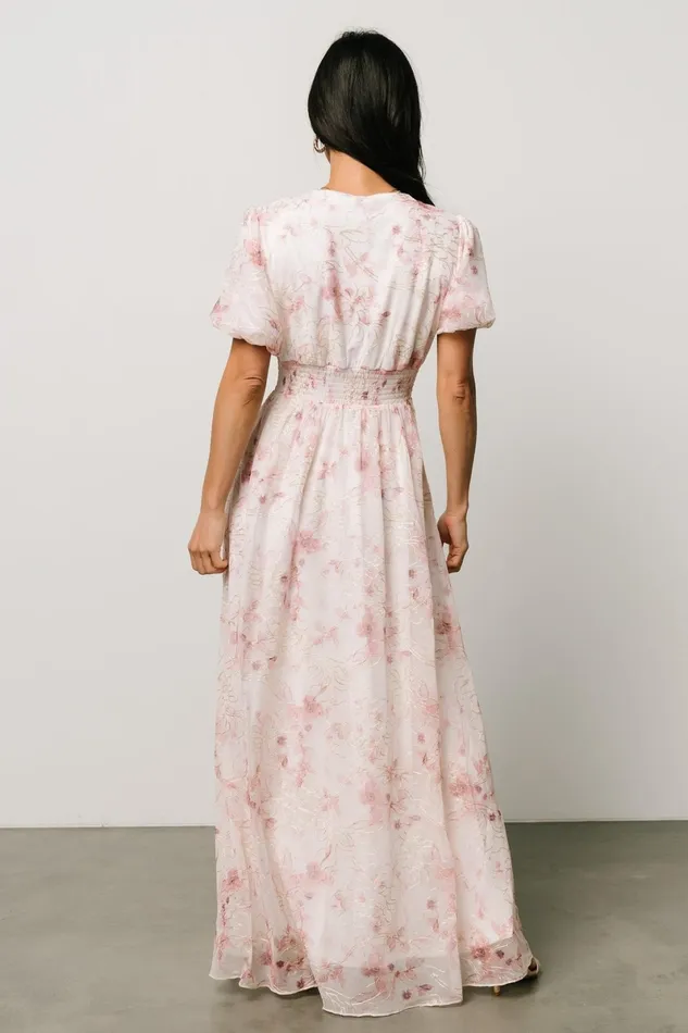 Ardley Maxi Dress Mauve Floral Women Baltic Born Maxi Dresses Ardley Maxi Dress Mauve Floral Women Baltic Born Maxi Dresses