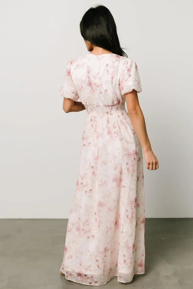 Ardley Maxi Dress Mauve Floral Women Baltic Born Maxi Dresses Ardley Maxi Dress Mauve Floral Women Baltic Born Maxi Dresses