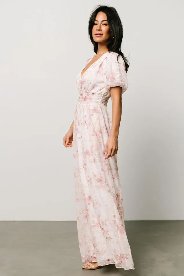 Ardley Maxi Dress Mauve Floral Women Baltic Born Maxi Dresses Ardley Maxi Dress Mauve Floral Women Baltic Born Maxi Dresses