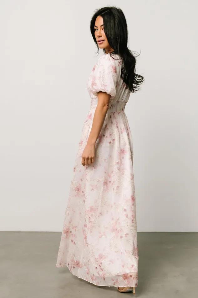Ardley Maxi Dress Mauve Floral Women Baltic Born Maxi Dresses Ardley Maxi Dress Mauve Floral Women Baltic Born Maxi Dresses