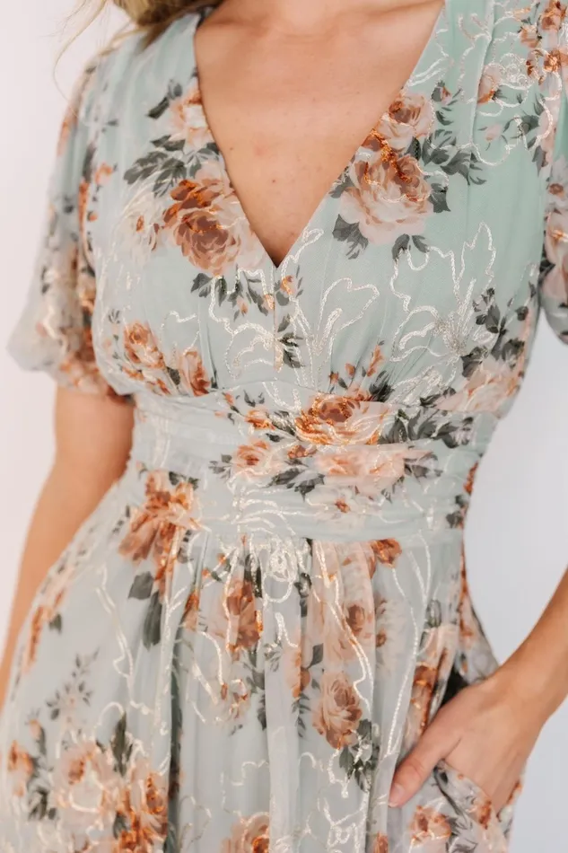 Ardley Maxi Dress Sage Floral Women Baltic Born Wedding Guest Ardley Maxi Dress Sage Floral Women Baltic Born Wedding Guest