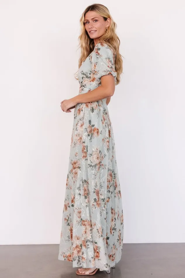Ardley Maxi Dress Sage Floral Women Baltic Born Wedding Guest Ardley Maxi Dress Sage Floral Women Baltic Born Wedding Guest
