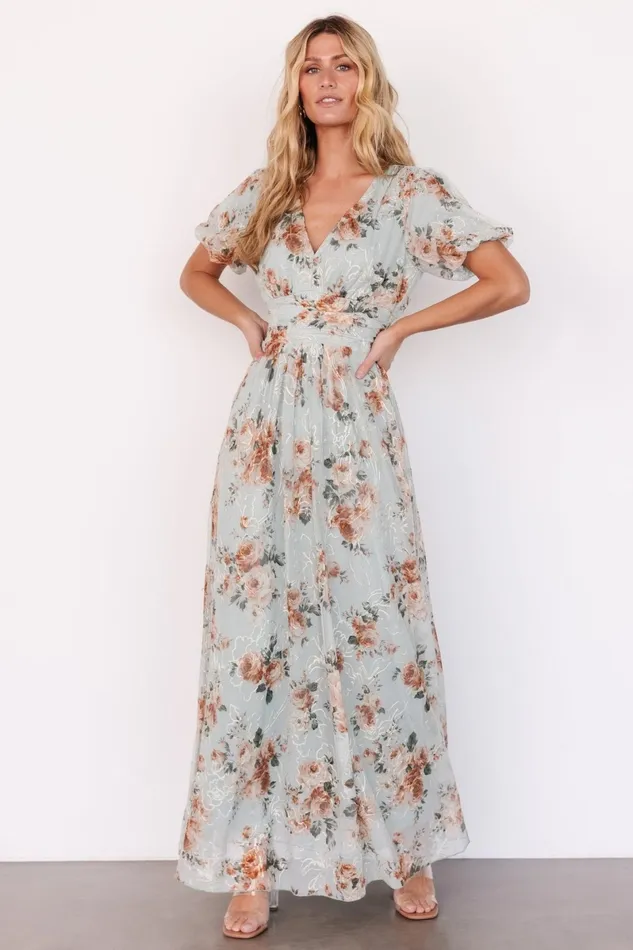 Ardley Maxi Dress Sage Floral Women Baltic Born Wedding Guest Ardley Maxi Dress Sage Floral Women Baltic Born Wedding Guest
