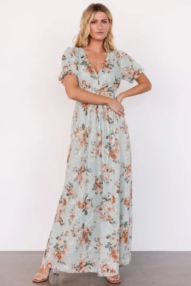 Ardley Maxi Dress Sage Floral Women Baltic Born Wedding Guest Ardley Maxi Dress Sage Floral Women Baltic Born Wedding Guest