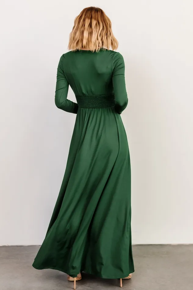 Arianna Maxi Dress Hunter Green Women Baltic Born Maxi Dresses