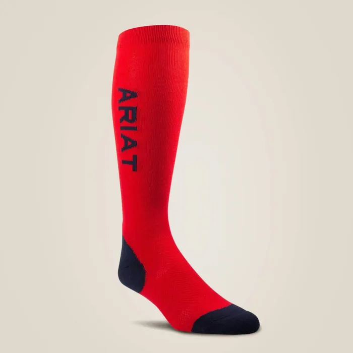 AriatTEK Performance Socks Red MenWomen Ariat Socks