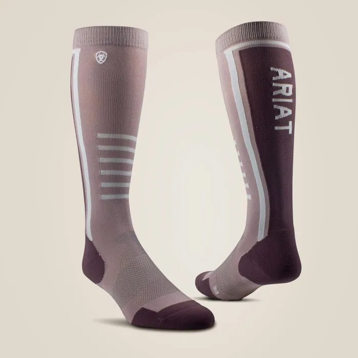 AriatTEK Slimline Performance Socks Quailhuckleberry MenWomen Ariat Socks