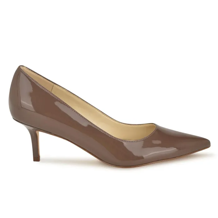 Arlene Pointy Toe Pumps Maple Patent Women Nine West Pumps