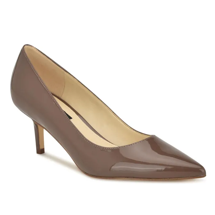 Arlene Pointy Toe Pumps Maple Patent Women Nine West Pumps