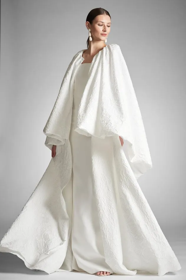 Aura Coat 8211 Ivory Women Sachin and Babi Jackets