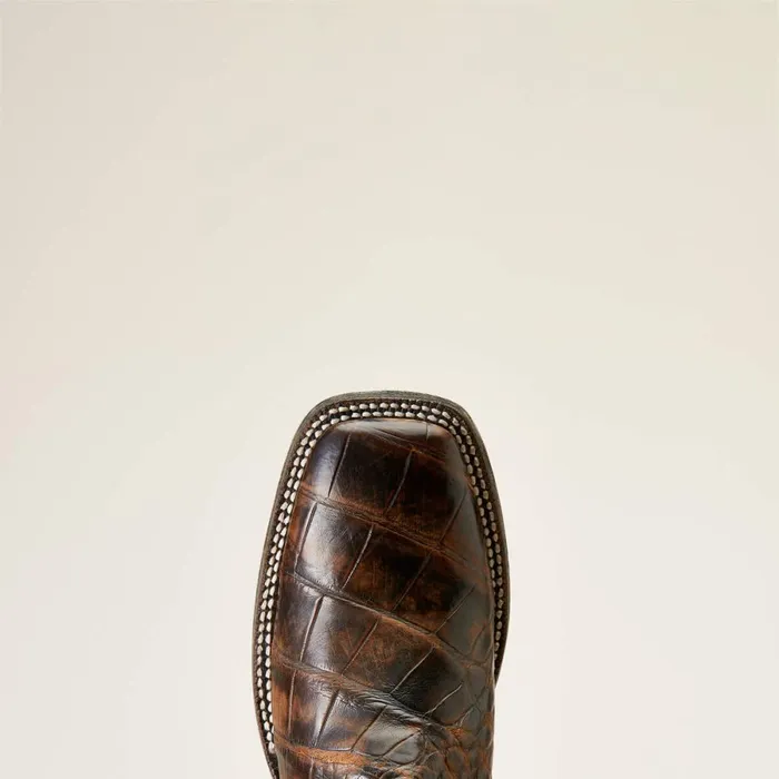 Backwater Western Boot Brown American Alligator Men Ariat Western Boots