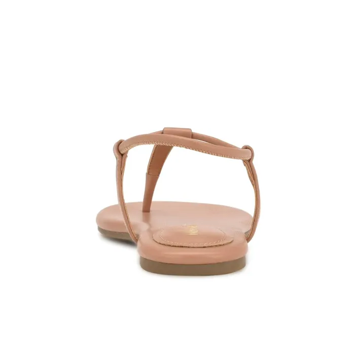 Bassie Flat Sandals Light Tan Women Nine West Flats Bassie Flat Sandals Light Tan Women Nine West Flats