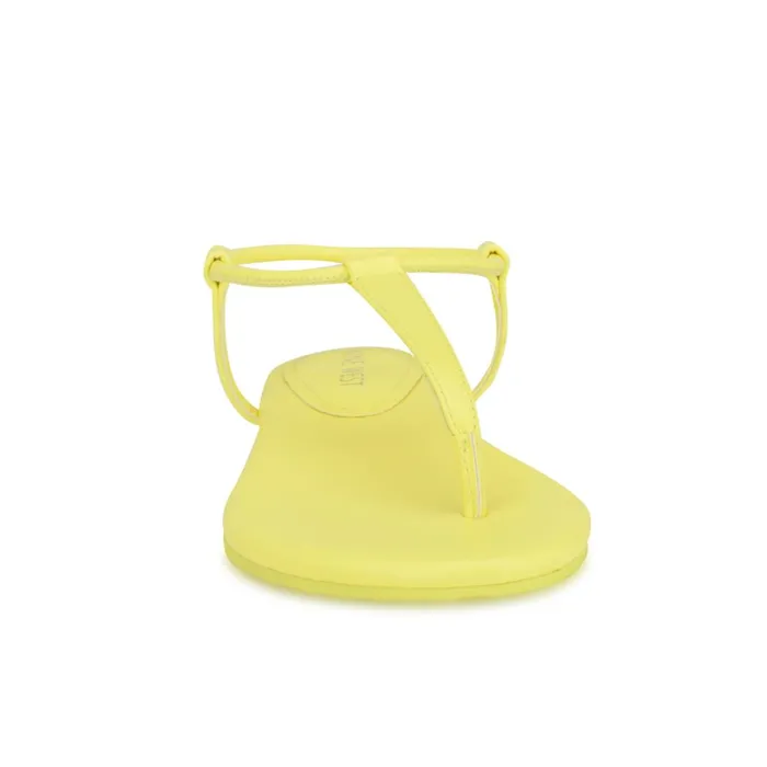 Bassie Flat Sandals Yellow Women Nine West Sandals Bassie Flat Sandals Yellow Women Nine West Sandals
