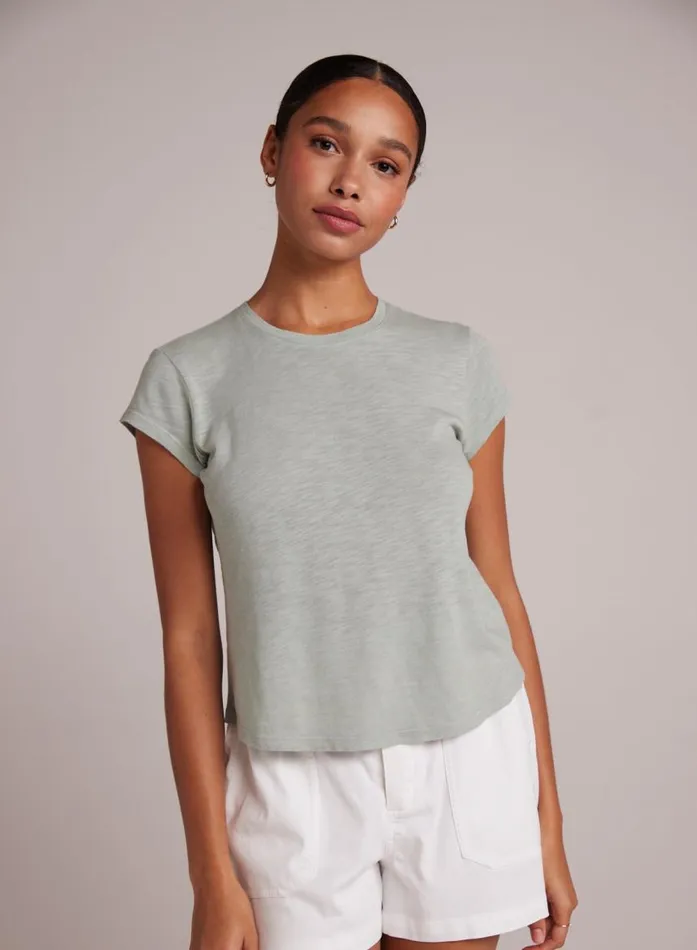 Bella Dahl Baby Crew Tee 8211 Oasis Green Women TShirts Bella Dahl Baby Crew Tee 8211 Oasis Green Women TShirts