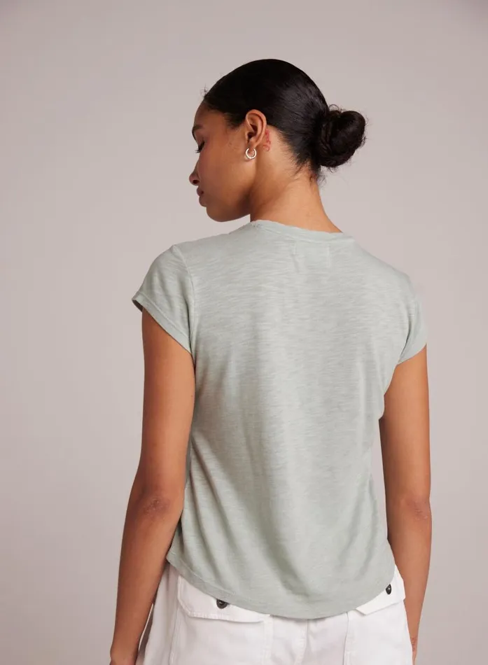 Bella Dahl Baby Crew Tee 8211 Oasis Green Women TShirts Bella Dahl Baby Crew Tee 8211 Oasis Green Women TShirts