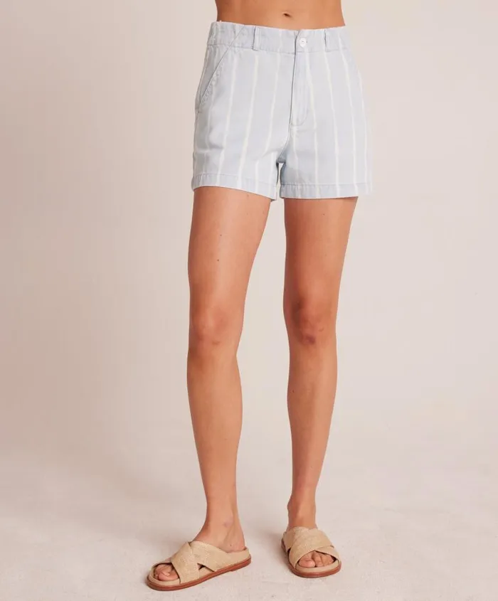 Bella Dahl Elle Playa Trouser Short 8211 Bleach Stripe Wash Women Shorts Bella Dahl Elle Playa Trouser Short 8211 Bleach Stripe Wash Women Shorts