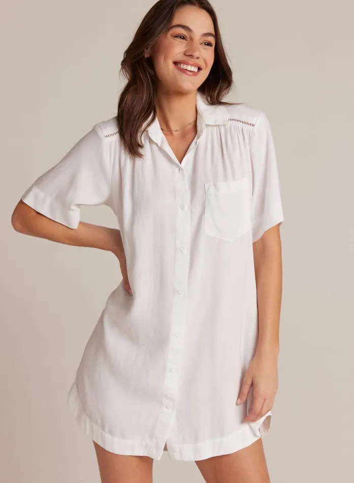 Bella Dahl Ladder Trim Shirt Dress 8211 Black Women Mini Dresses Bella Dahl Ladder Trim Shirt Dress 8211 Black Women Mini Dresses