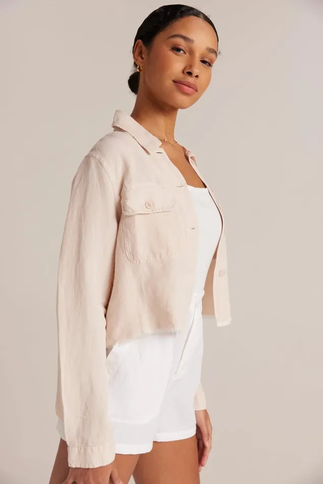 Bella Dahl Lily Frayed Hem Jacket 8211 Sand Khaki Women Sweaters and Jackets Bella Dahl Lily Frayed Hem Jacket 8211 Sand Khaki Women Sweaters and Jackets