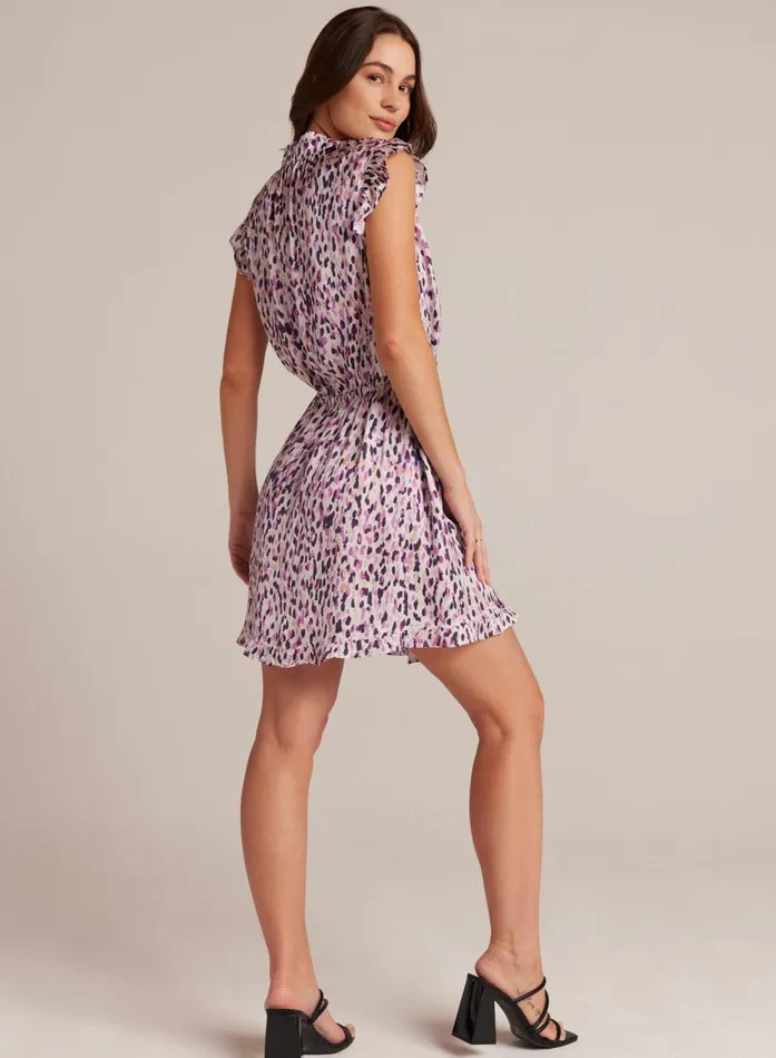 Bella Dahl Ruffle Sleeve Mini Dress 8211 Confetti Print Women Mini Dresses
