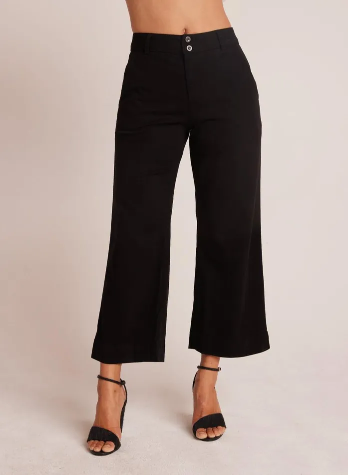 Bella Dahl Saige Wide Leg Crop 8211 Black Women Pants Bella Dahl Saige Wide Leg Crop 8211 Black Women Pants