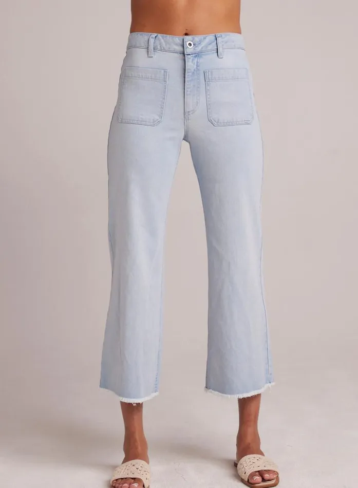 Bella Dahl Sarah Frayed Hem Wide Leg Crop 8211 Ocean Mist Wash Women Pants Bella Dahl Sarah Frayed Hem Wide Leg Crop 8211 Ocean Mist Wash Women Pants