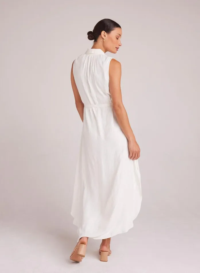 Bella Dahl Sleeveless Shirred Maxi Dress 8211 Off White Women Maxi Dresses